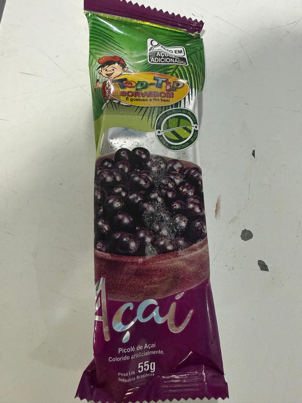 Picolé de Açaí